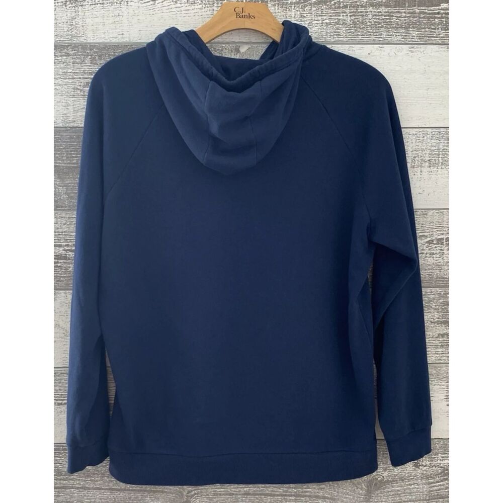 UNDER ARMOUR Men's Sweatshirt Size XL Fleece Logo Hooded Blue - Picture 3 of 9